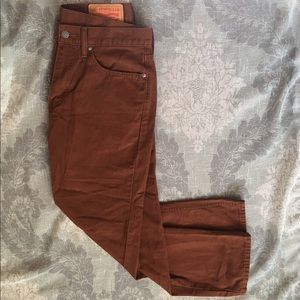Like New Levi’s 514 Reddish-Brown Pants